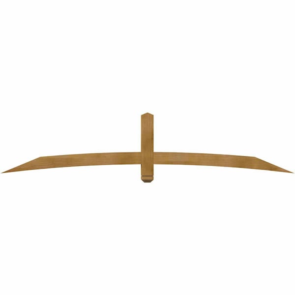 Ekena Millwork Bellingham Rough Sawn Timber Gable Bracket, Western Red Cedar, 96"W x 20"H x 4"D x 4"F, 5/12 Pitch GBW096X20X0404BEL00RWR - main